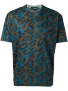 Dsquared2 Blurred Leopard Print T-shirt - Multicolour