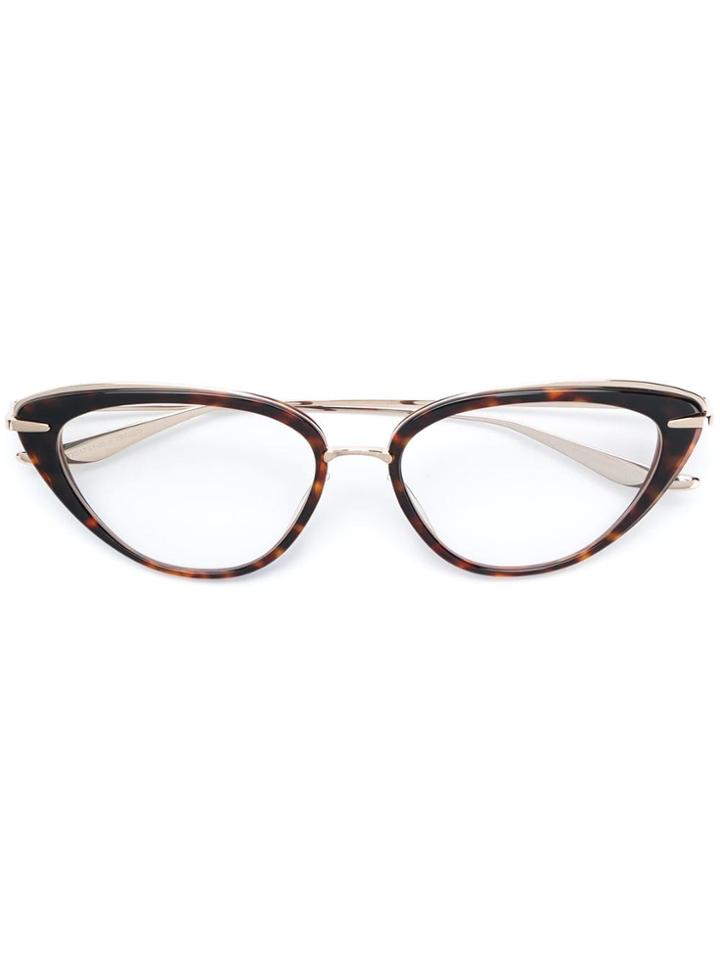 Dita Eyewear Lacquer Optical Glasses - 02 Trt-gld Brown Gold