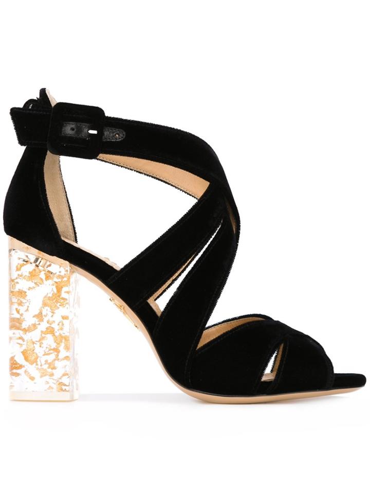 Charlotte Olympia 'apollo' Sandals - Black