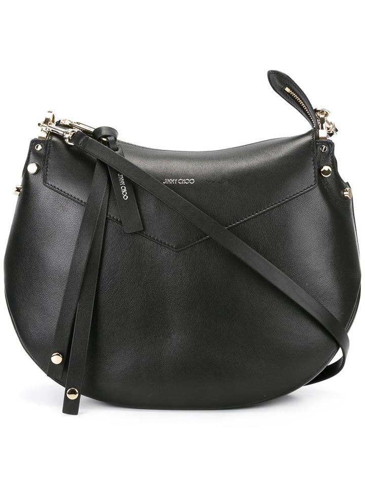 Jimmy Choo Artie Shoulder Bag, Women's, Black, Nappa Leather