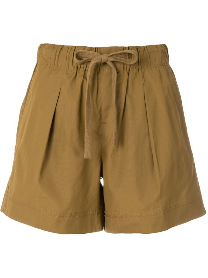 Vince Elasticated Waist Shorts - Nude & Neutrals