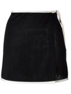 Chanel Vintage Tie Fastening Skirt, Women's, Size: 36, Black