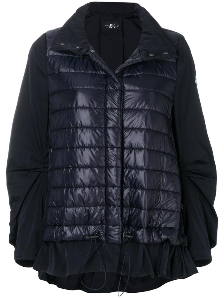 Luisa Cerano Drawstring Puffer Jacket - Blue