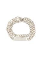 Bunney Double Chain Bracelet - Metallic