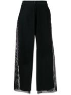 Chalayan Mesh Cropped Trousers - Black