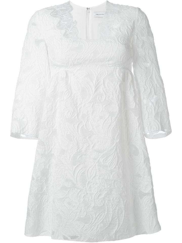 Francesco Scognamiglio Embroidered A-line Dress