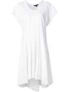 Ellery Raglan Flared Dress, Women's, Size: 10, White, Polyester