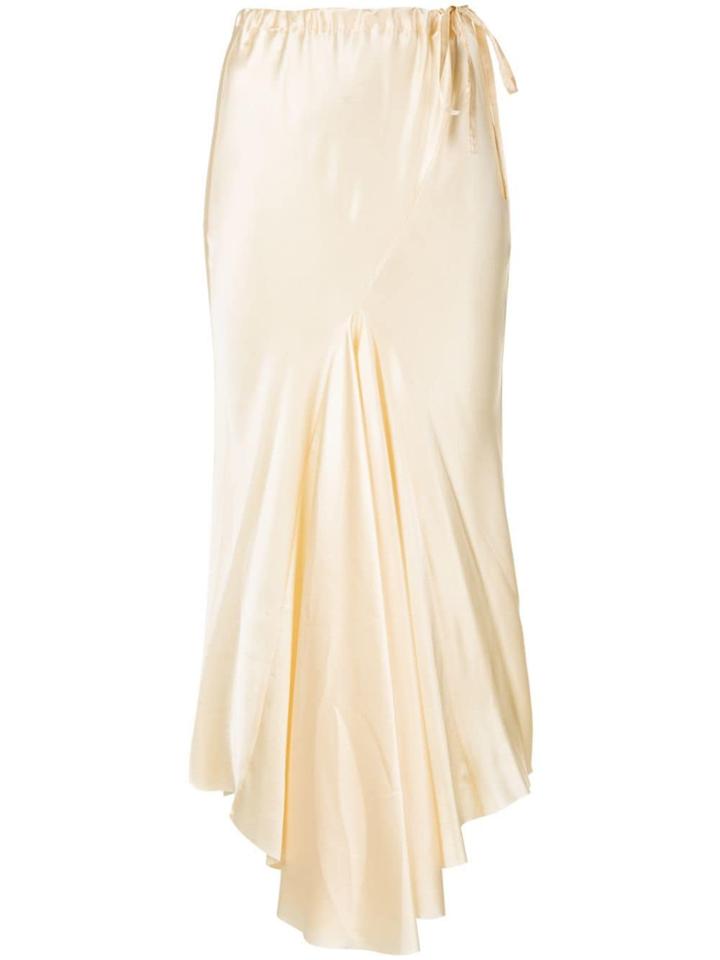 Ann Demeulemeester High-waisted Midi Skirt - Yellow