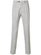 Eleventy Pleated Front Trousers - Grey