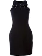 Versus Lion Head Pin Fitted Dress