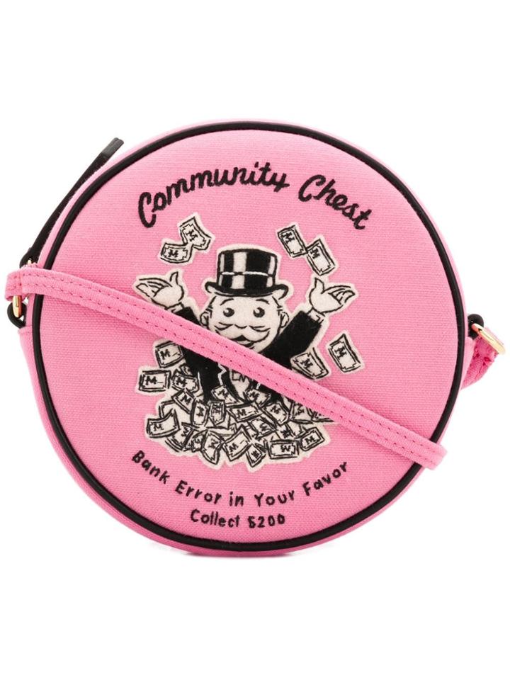 Olympia Le-tan Community Chest Shoulder Bag - Pink
