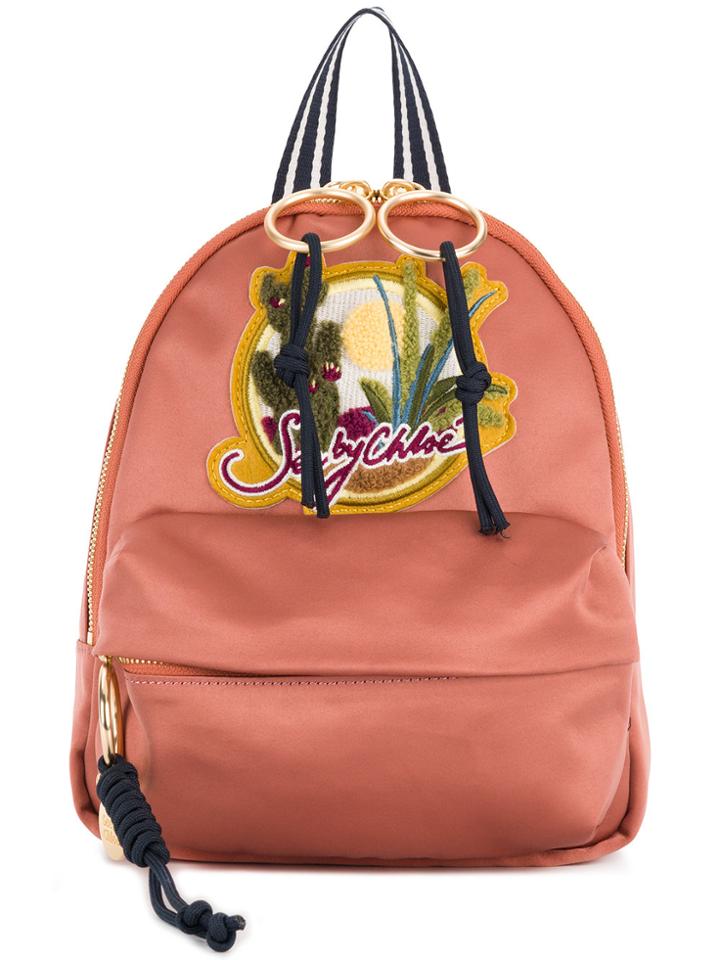 See By Chloé Cactus Backpack - Pink & Purple