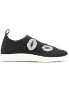 Giuseppe Zanotti Design Alena Bouche Sneakers - Black