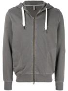 Sun 68 Classic Zipped Hoodie - Grey