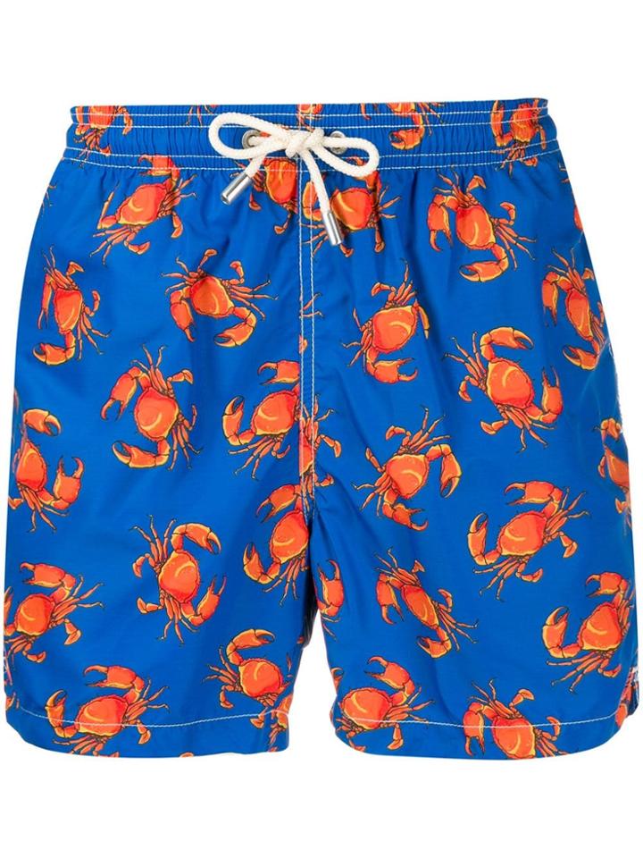 Mc2 Saint Barth Pretty Crabs Swim Shorts - Blue