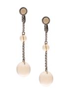 Jil Sander Spherical Dangling Earrings - Nude & Neutrals