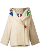 Jc De Castelbajac Pre-owned Decorative Hooded Jacket - Neutrals