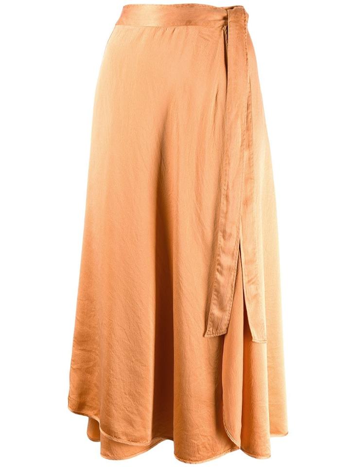 Forte Forte Slim Wrap Skirt - Orange