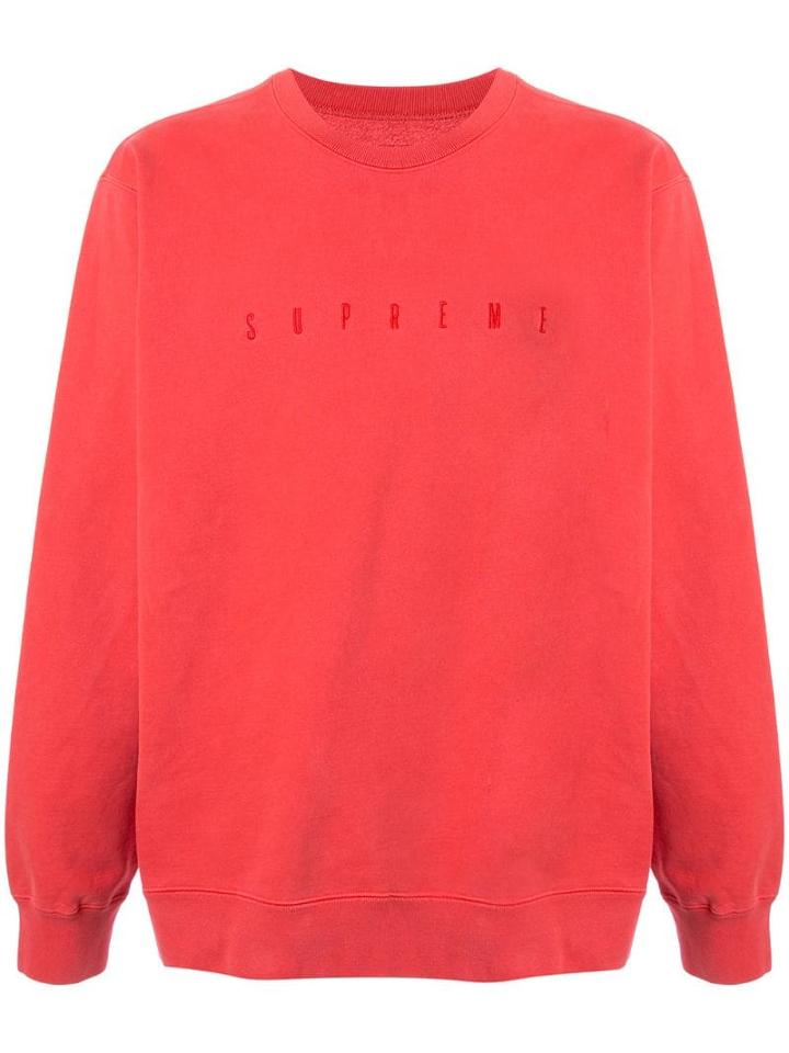 Supreme Embroidered Logo Sweatshirt