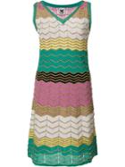M Missoni Striped Dress, Women's, Size: 40, Viscose