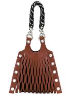 Sonia Rykiel - Mini Le Baltard Tote - Women - Cotton/calf Leather - One Size, Brown, Cotton/calf Leather