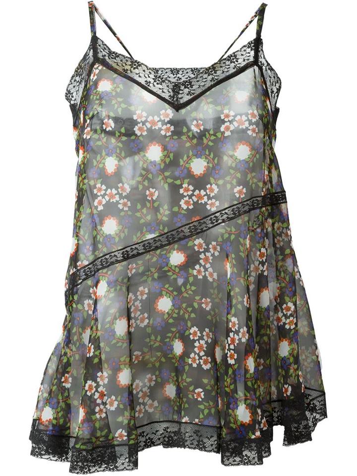 P.a.r.o.s.h. Lace Trim Slip Top