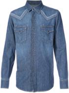 Saint Laurent Western Style Shirt - Blue