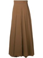 Brunello Cucinelli Flared Skirt - Brown