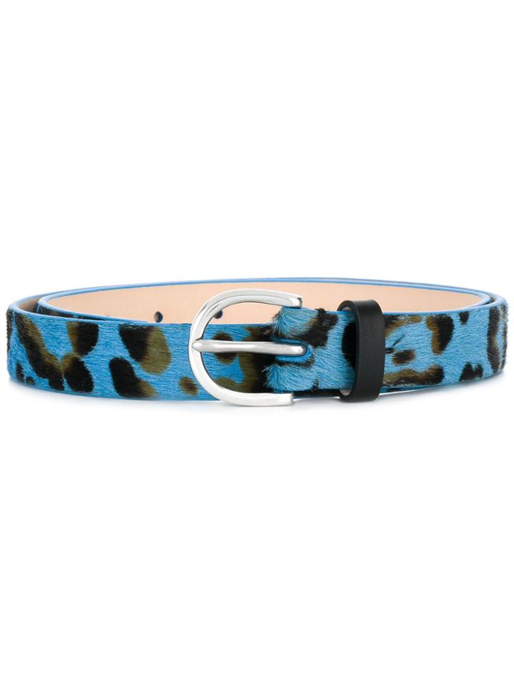Ps By Paul Smith Printed Belt - Blue