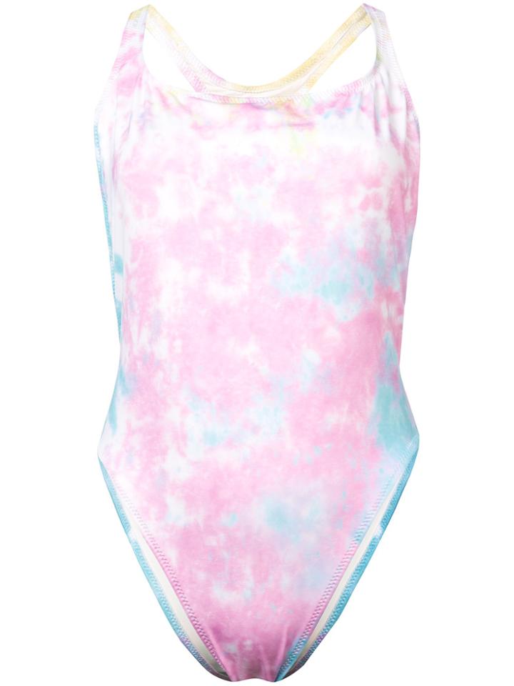 Solid & Striped Tie Dye Venice One Piece - Blue