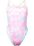 Solid & Striped Tie Dye Venice One Piece - Blue