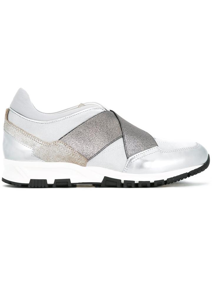 Lanvin Crisscross Strap Sneakers