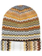 Missoni Patterned Hat - Nude & Neutrals