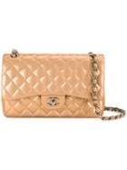 Chanel Pre-owned Quilted Double Flap Bag - Brown