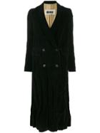 Uma Wang Long Double-breasted Coat - Black