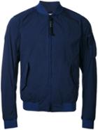 Cp Company Arm Pocket Bomber Jacket, Men's, Size: 48, Blue, Nylon