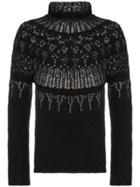 Martin Diment Fairisle Knitted Jumper - Black