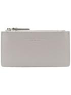 Fabiana Filippi Logo Embossed Zip Purse - Grey