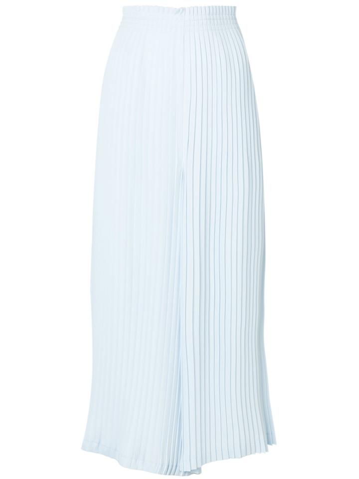 Mm6 Maison Margiela Pleated Culottes - Blue