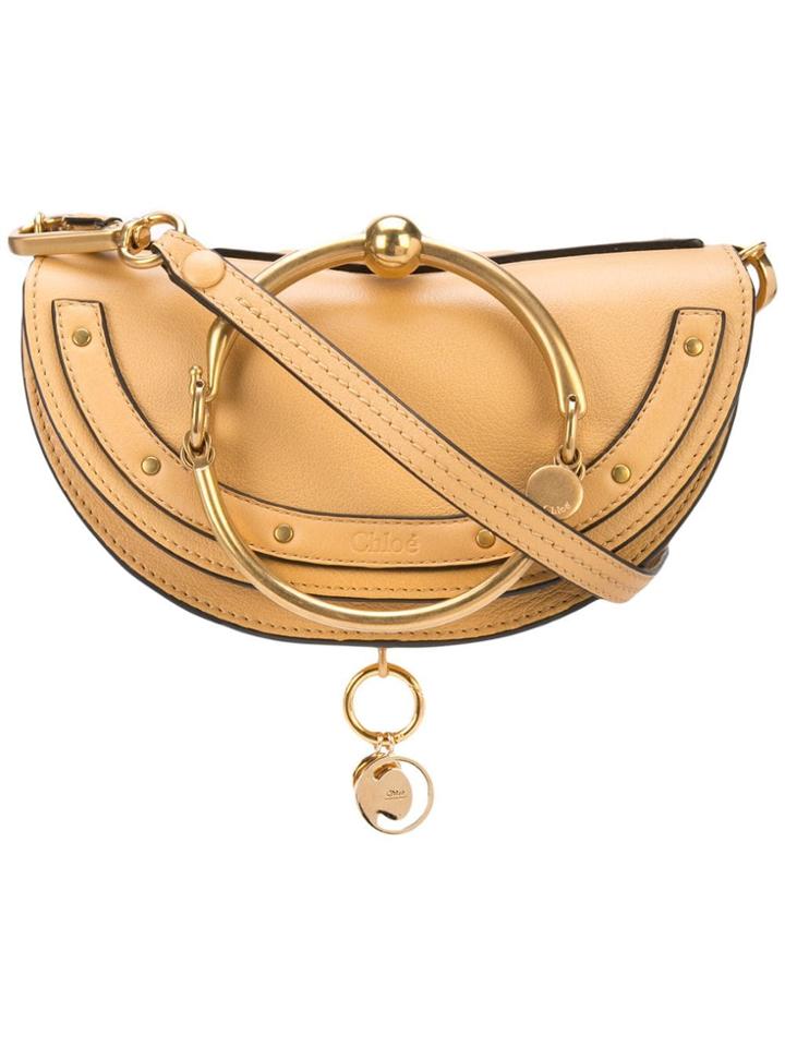 Chloé Nile Minaudière Handbag - Brown