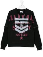 John Galliano Kids Logo Print Sweatshirt - Black