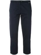 Woolrich - Straight-leg Trousers - Women - Cotton/spandex/elastane - 27, Blue, Cotton/spandex/elastane