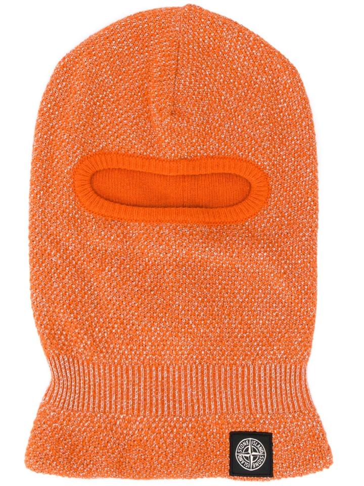 Stone Island Passamontagna Hat - Orange