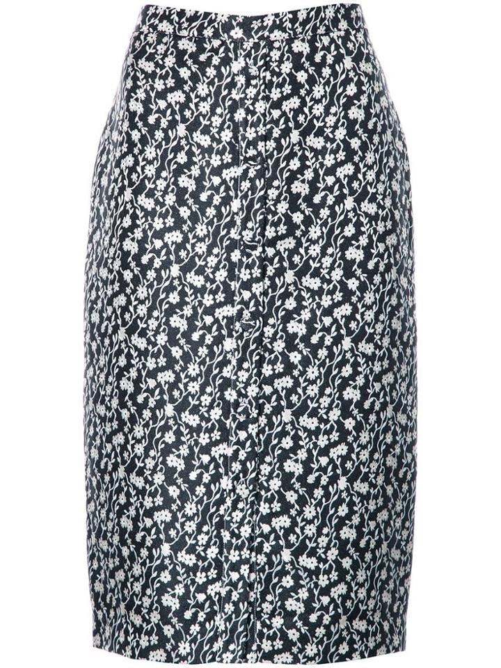 Altuzarra Floral Print Skirt - Blue