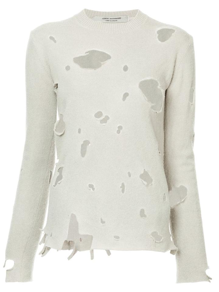 Junya Watanabe Comme Des Garçons Pre-owned Distressed Knitted Jumper -