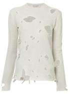 Junya Watanabe Comme Des Garçons Pre-owned Distressed Knitted Jumper -