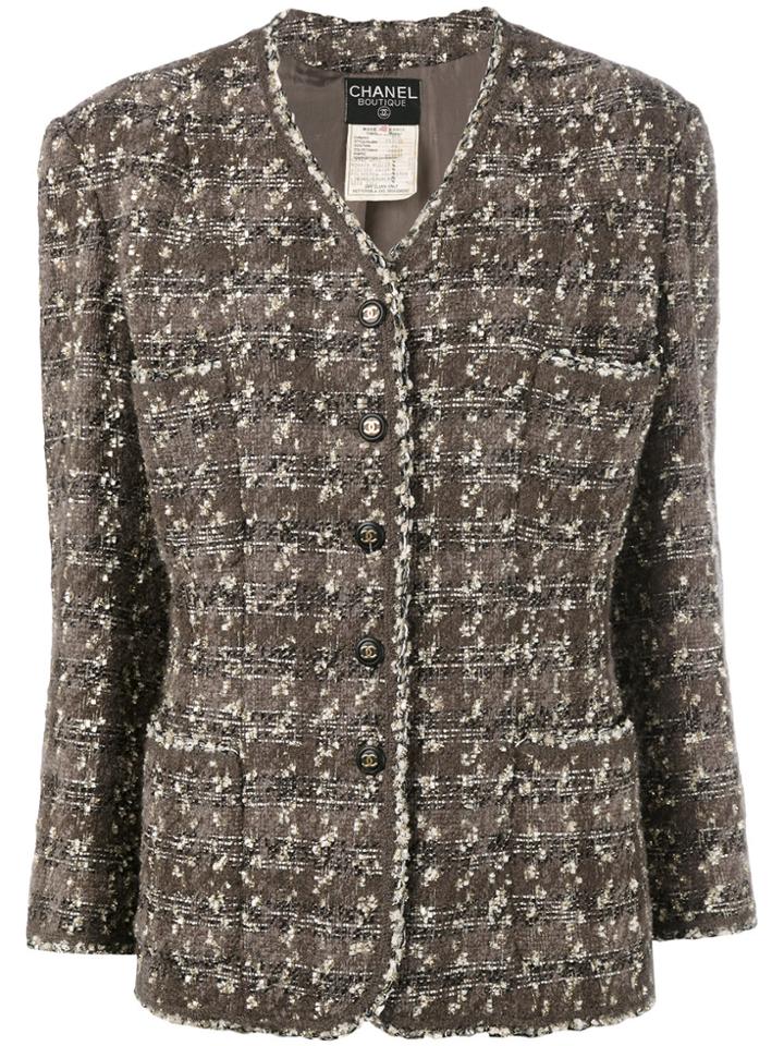 Chanel Vintage Tweed Jacket - Brown