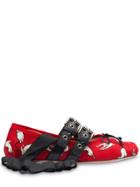 Miu Miu Buckled Ballerina Shoes - Red