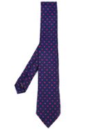 Fefè Butterflies Pattern Tie - Blue