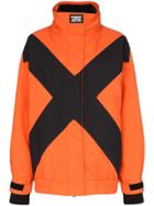 Burberry Fleece-lined Panelled Jacket - Orange